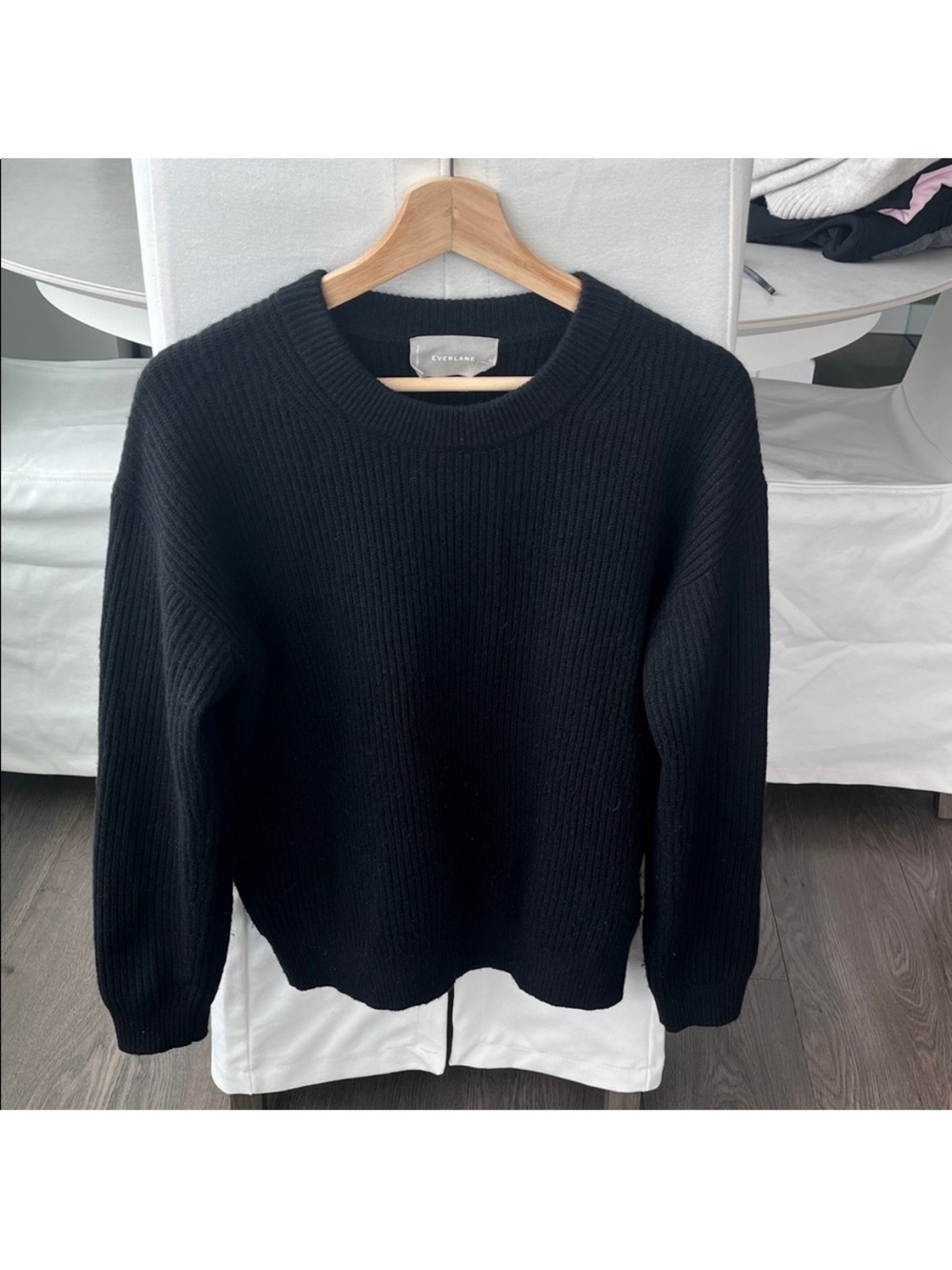 Black Cashmere sweater by Everlane